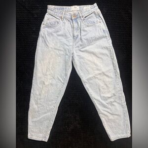 Cotton On Mom Jeans Women's Size 6 Blue Light Wash High Rise